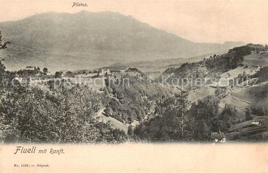 13816385 Flueeli-Ranft Fluehli-Ranft OW Panorama mit Blick gegen Pilatus