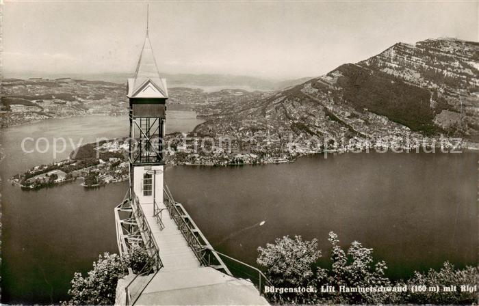 13816396 Buergenstock Lift Hammetschwand Panorama Vierwaldstaettersee Buergensto