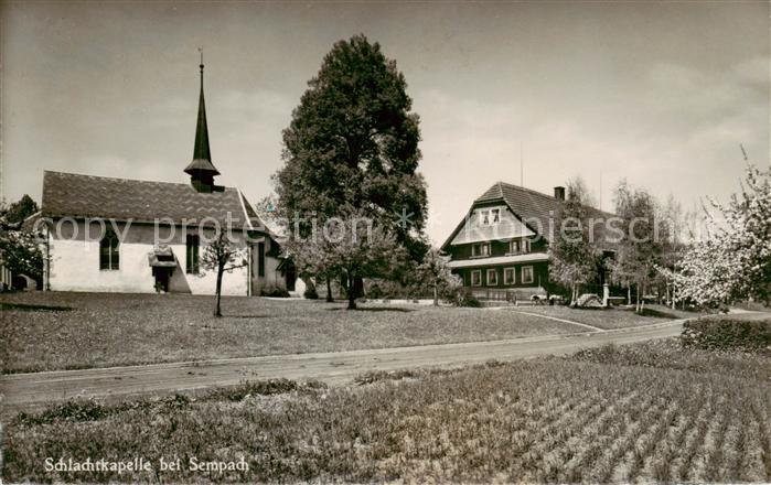 13816404 Sempach LU Schlachtkapelle Wirtschaft Sempach LU