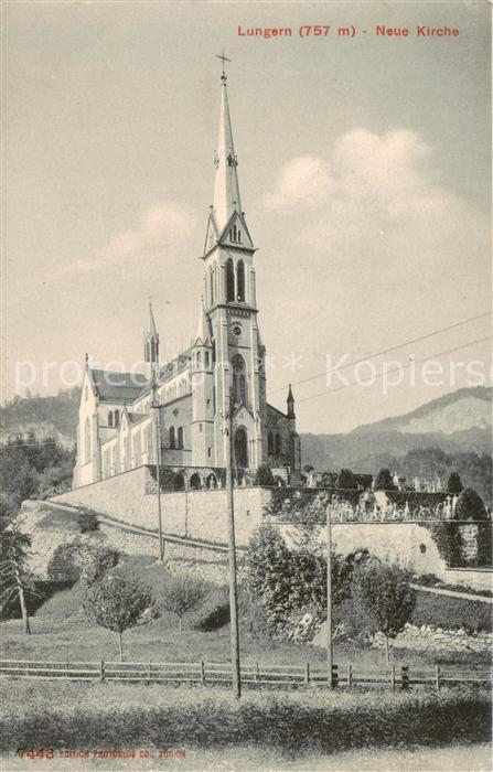 13816564 Lungern OW Neue Kirche