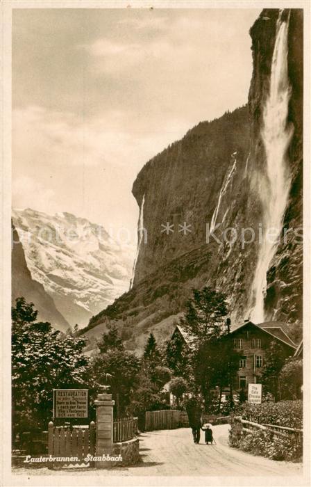 13817437 Lauterbrunnen BE Staubbach Wasserfall Lauterbrunnen BE