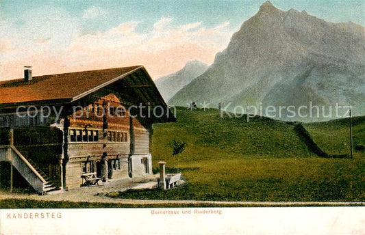 13818503 Kandersteg BE Bernerhaus und Rinderberg Berner Alpen Kandersteg BE