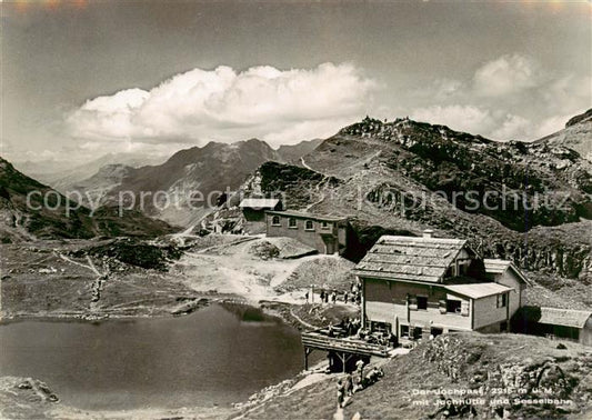 13819010 Jochpass 2207m NW avec Jochhuette et télésiège