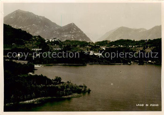 13819013 Agno Lac de Lugano TI Panorama