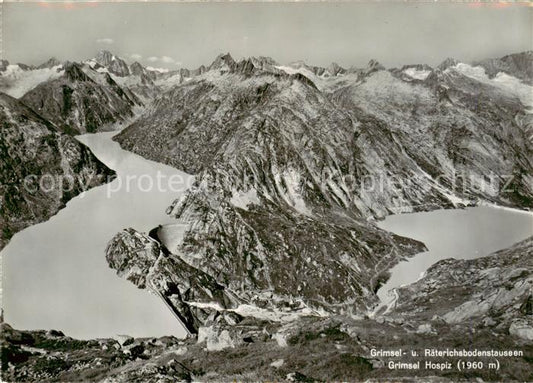 13819029 Hospice du Grimsel avec réservoirs du Grimsel et du Raterichsboden