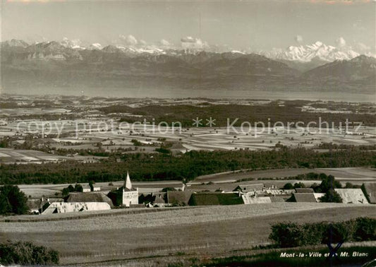 13819037 Mont-la-Ville VD Panorama avec le Mont Blanc