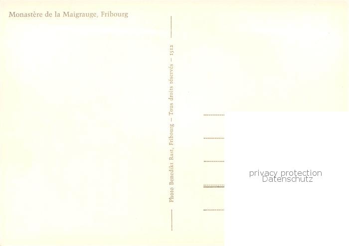 13819098 Fribourg FR Monastère de la Magrauge Fribourg FR