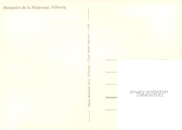 13819099 Fribourg FR Monastère de la Maigrauge Fribourg FR