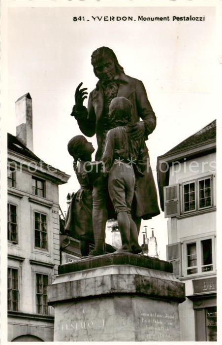 13823560 Yverdon-les-Bains VD Monument Pestalozzi