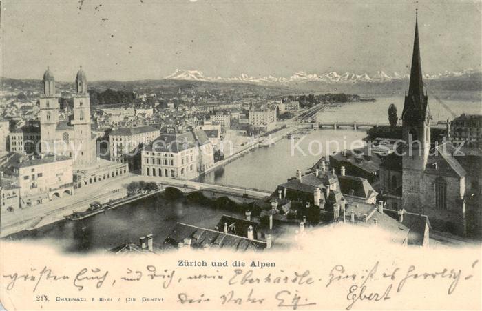 13823628 Zuerich ZH et les Alpes Zuerich ZH