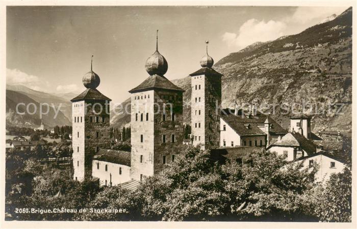 13823645 Brigue Brig VS Château de Stockalper