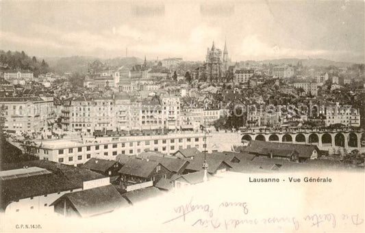 13824676 Lausanne VD Vue generale Lausanne VD