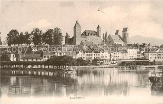 13824855 Rapperswil -Jona Rapperswyl Zuerichsee SG Panorama avec château