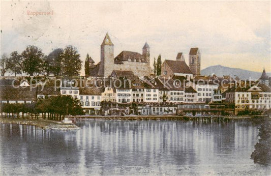 13824861 Rapperswil -Jona Rapperswyl Zuerichsee SG Panorama avec château