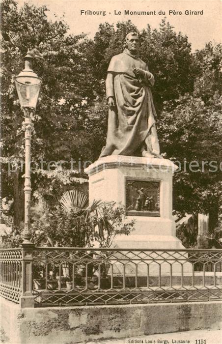 13824939 Fribourg FR Le Monument du Père Girard Fribourg FR