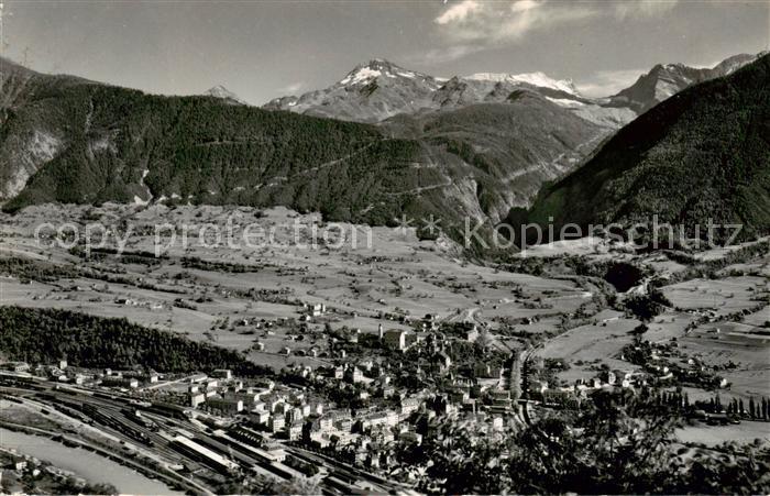 13826824 Brig Brigue VS Panorama avec Wasenhorn et Huebschhorn