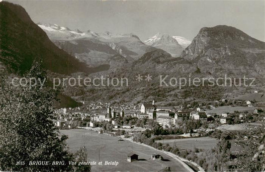 13826971 Brigue Brig VS Vue générale et Belalp