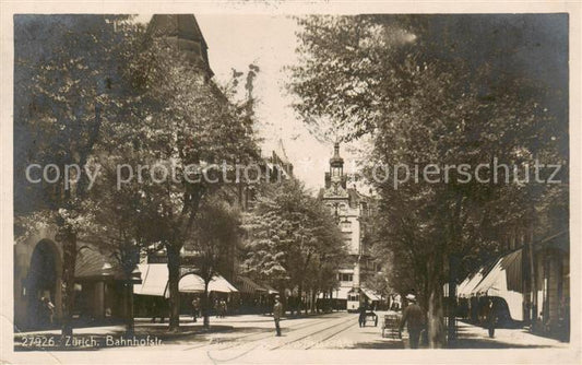 13827759 Zuerich ZH Bahnhofstrasse Zuerich ZH