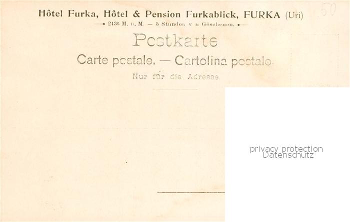 13828396 Furka 2431m UR Hotels Furka und Furkablick mit Galenstock