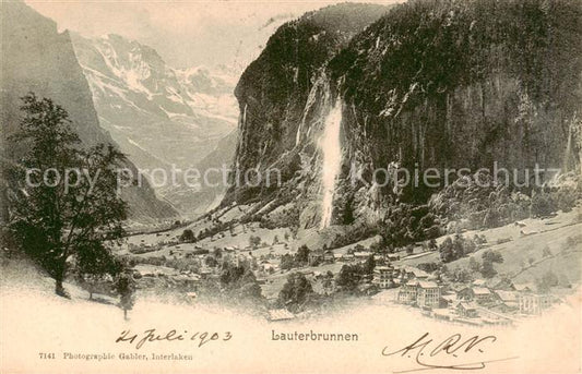 13828447 Lauterbrunnen BE Panorama Lauterbrunnen BE