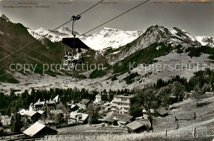 13828456 Adelboden BE Sesselbahn Schwandfeldspitz