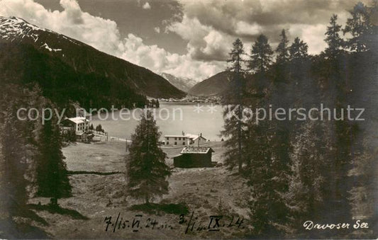 13828480 Davosersee Panorama Davosersee