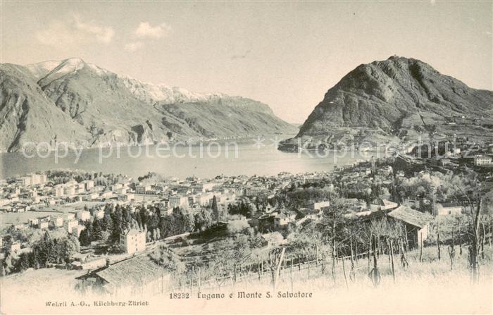 13828523 Lugano Lago di Lugano TI e Monte San Salvatore