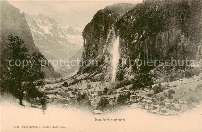 13828524 Lauterbrunnen BE im Lauterbrunnental Wasserfall Lauterbrunnen BE