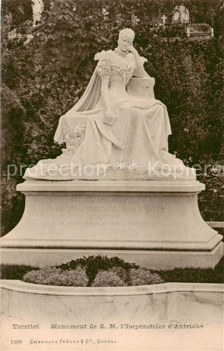 13828546 Territet Montreux VD Monument de S M l’Imperiatrice d Autriche