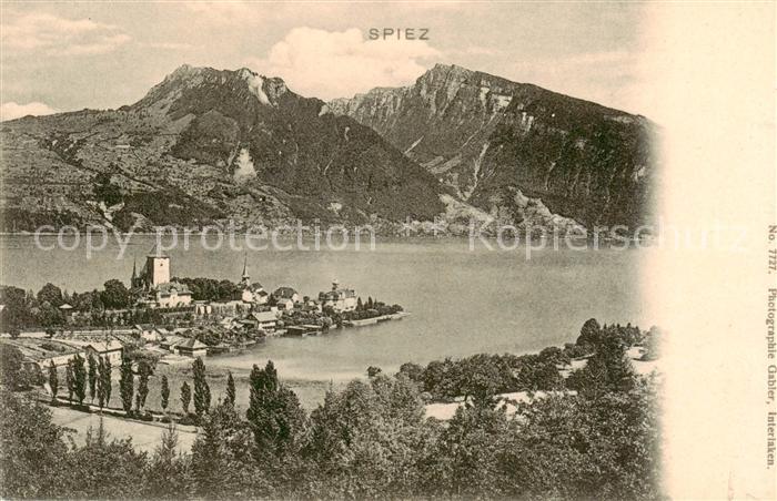 13828549 Spiez Thunersee BE Panorama Spiez Thunersee BE