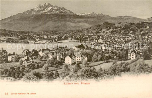 13828557 Lucerne LU Panorama avec Pilate