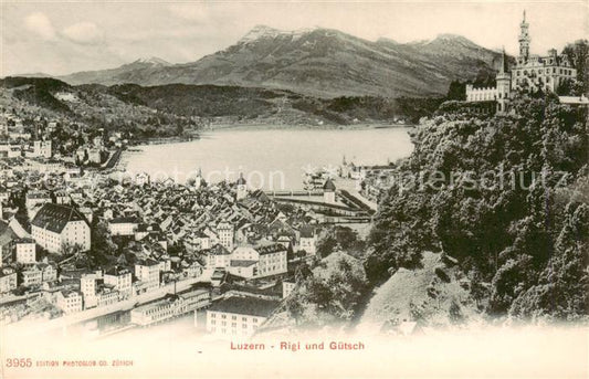 13828559 Lucerne LU avec Rigi et Guetsch