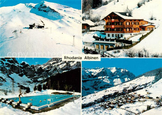 13829185 Albinen VS Hotel Rhodania Panorama Schwimmbad Albinen VS