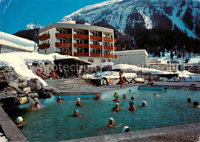 13829899 Leukerbad Loueche-les-Bains VS Thermal Freiluftbaeder Gehbad und Fussba