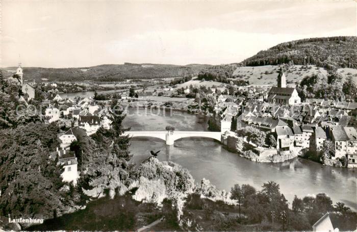 13833569 Laufenburg AG Panorama Rheinpartie Laufenburg AG