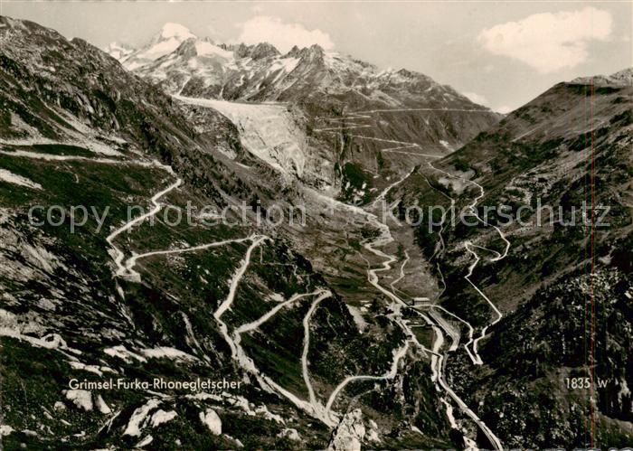 13834733 Rhonegletscher Glacier du Rhone VS Grimsel Furka Rhonegletscher