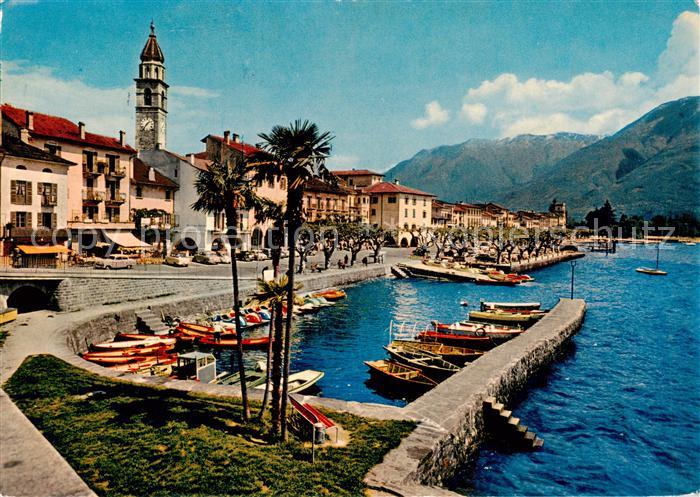 13835779 Ascona Lago Maggiore TI Hafen Promenade