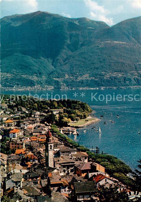 13835783 Ascona Lago Maggiore TI Il Porto visto della collina