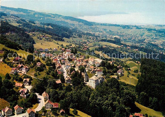 13837537 Walzenhausen AR Fliegeraufnahme mit Bodensee Walzenhausen AR