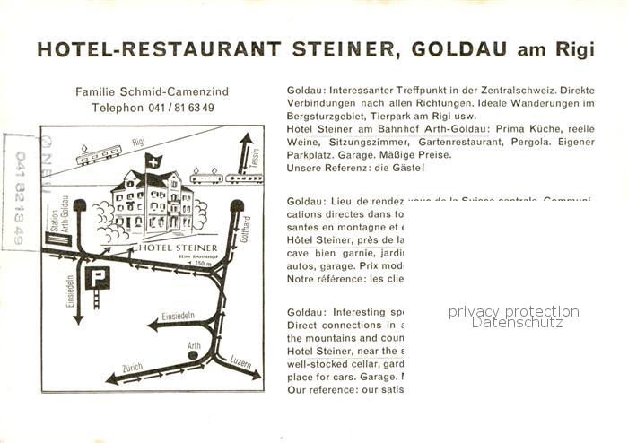 13841463 Goldau Arth SZ Hotel Restaurant Steiner