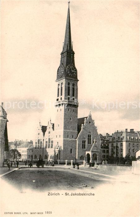 13841691 Zuerich ZH Église Saint-Jacques Zuerich ZH