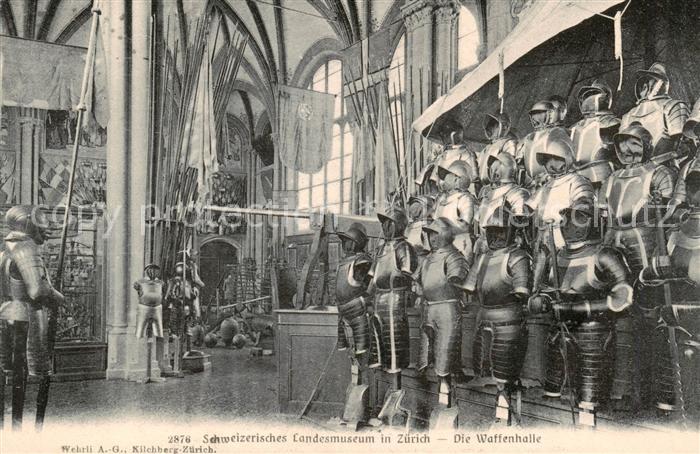 13841694 Zuerich ZH Musée national suisse La salle des armes Zuerich ZH