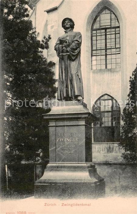 13841695 Zurich ZH Monument du Zwingli Zurich ZH