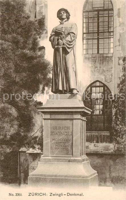 13841704 Zurich ZH Monument du Zwingli Zurich ZH