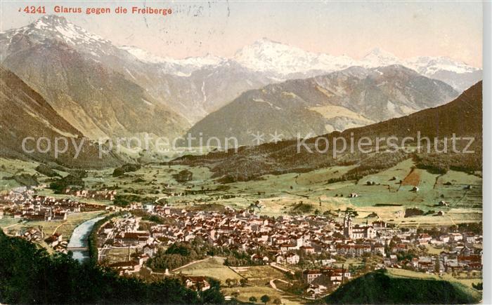 13841807 Glarus GL Panorama avec le Freibergen Glarus GL