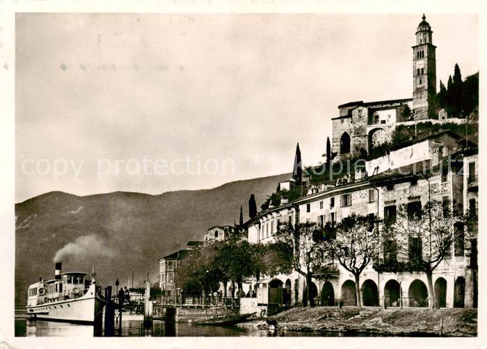 13842140 Morcote Lago di Lugano TI Panorama Église à vapeur