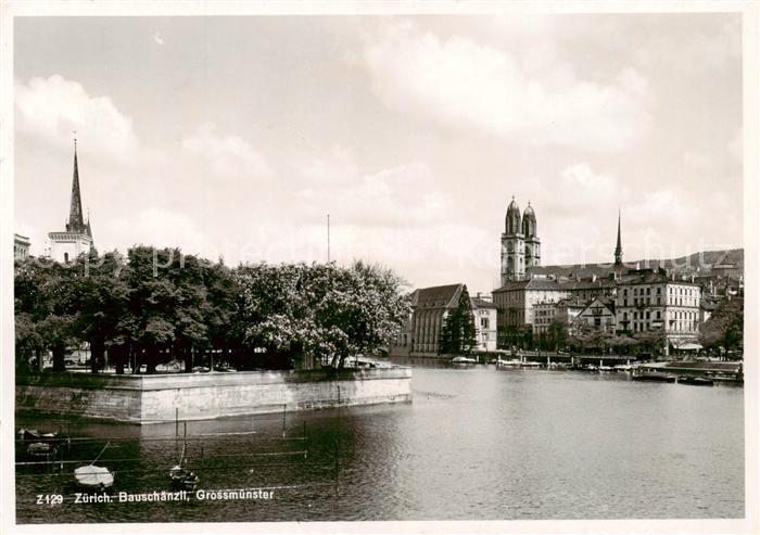 13842159 Zuerich ZH Bauschaenzli Grossmuenster Zuerich ZH