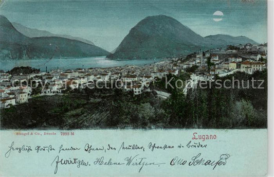 13842661 Lugano Lago di Lugano TI Panorama