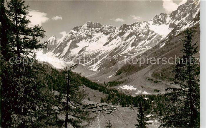 13842678 Loetschental VS Fafleralp avec Sattelhorn et Schienhorn