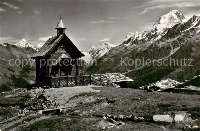 13842720 Loetschental VS Alp Faldum mit Breithorn und Bietschhorn